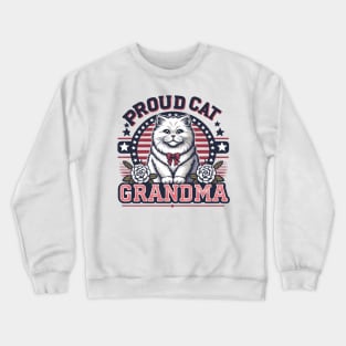 Proud Cat Grandma Crewneck Sweatshirt